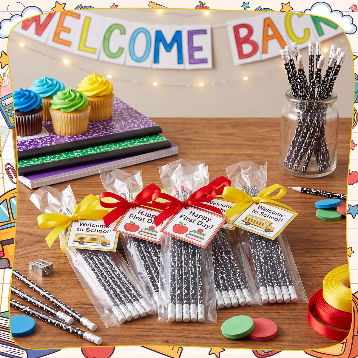 100 PCS Composition Pencils – Classic Style for Every School Day