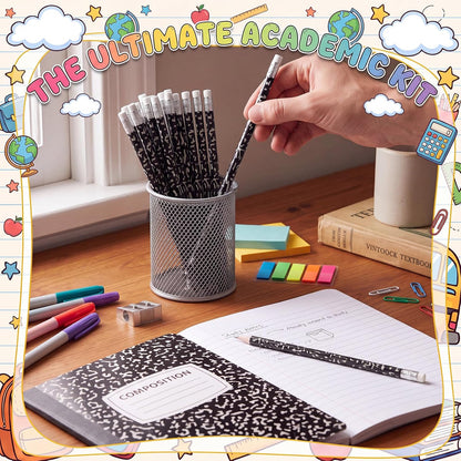 100 PCS Composition Pencils – Classic Style for Every School Day