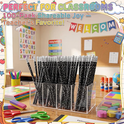 100 PCS Composition Pencils – Classic Style for Every School Day